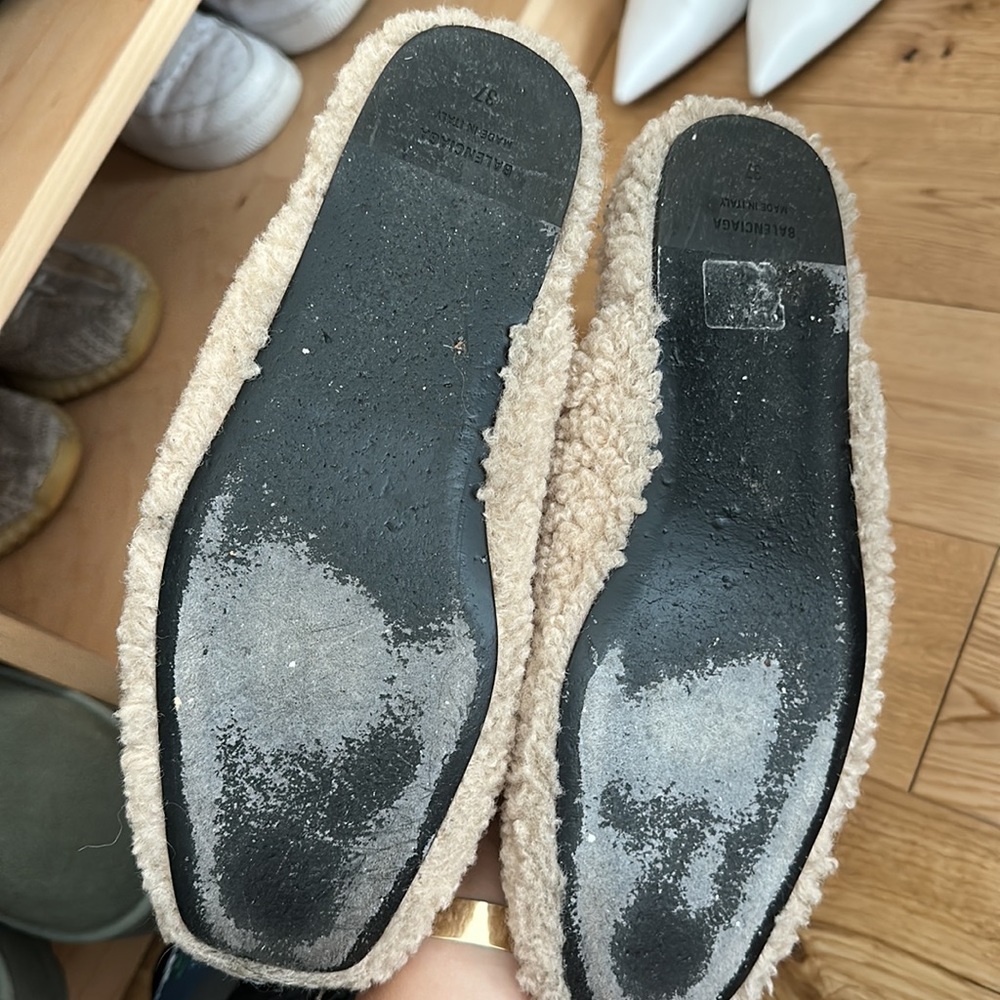 Balenciaga fur slides - Picture 2 of 4